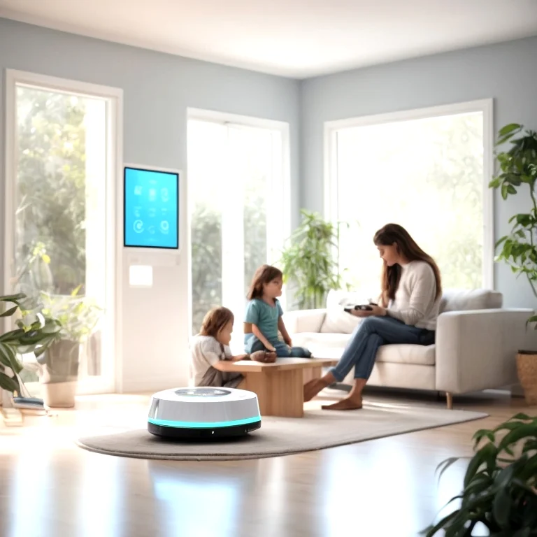 Smart Home Steuerung am Tablet